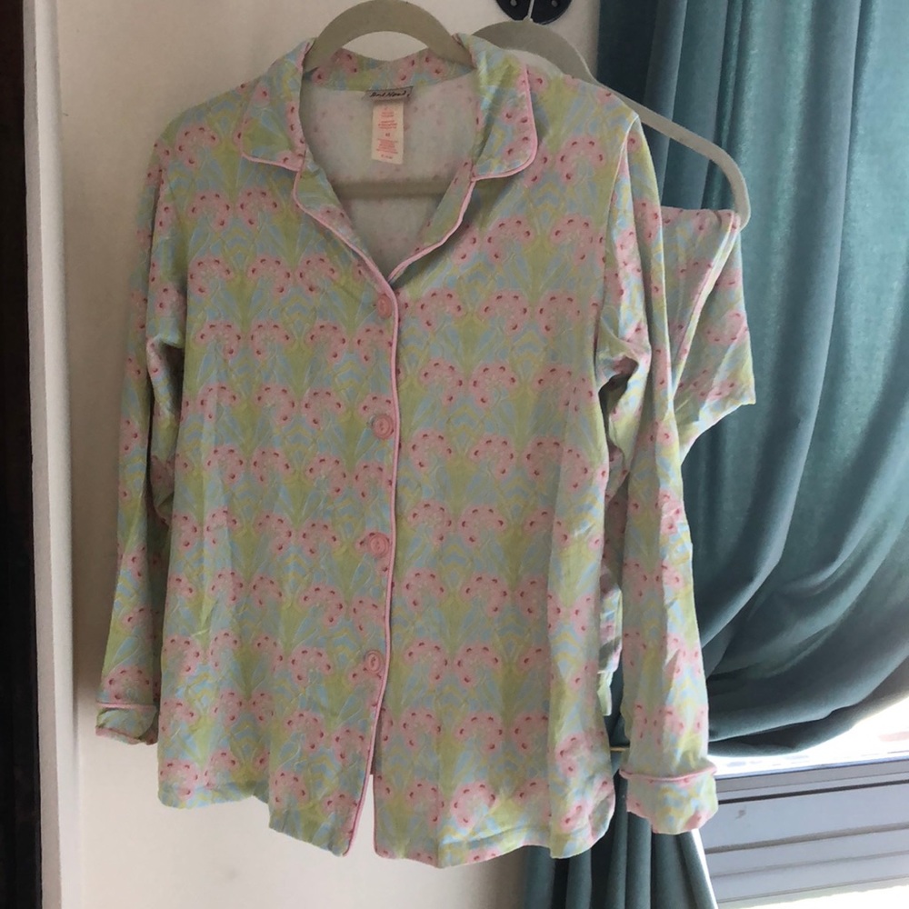 Bed Head floral Art Deco pajamas